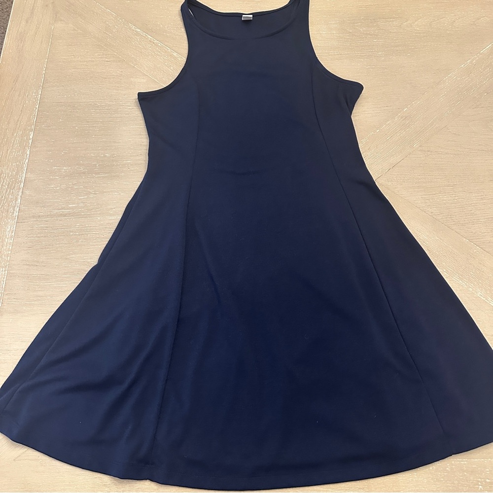 Old Navy Navy Blue A-Line Mini Dress